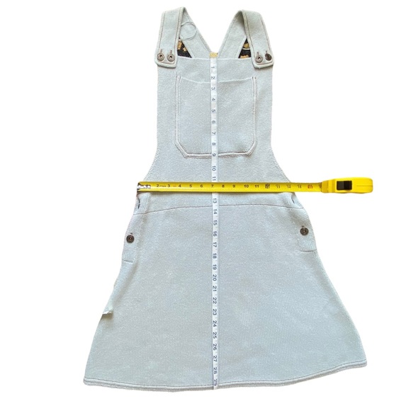 Zara Mini Dress Knit Overalls Mini Dress Blue S - Picture 14 of 15